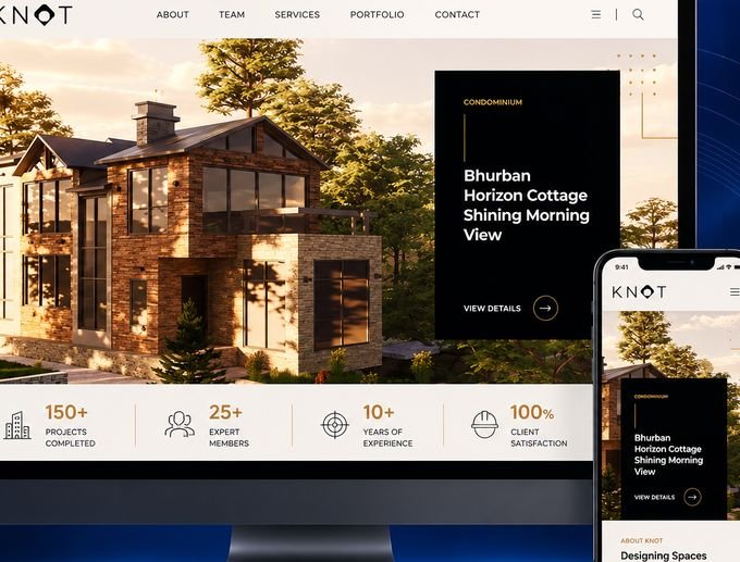 KNOT Consultants website