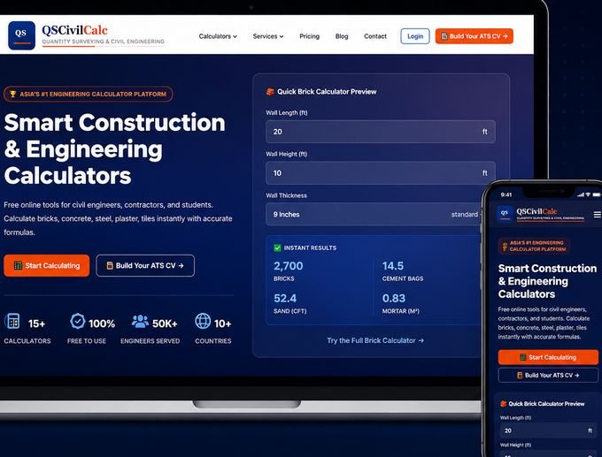 QSCivilCalc website
